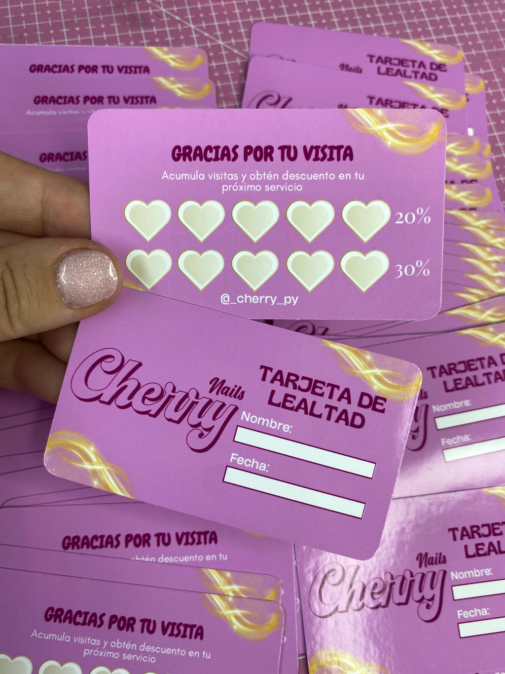 Tarjetas gift card, fidelidad , presentación