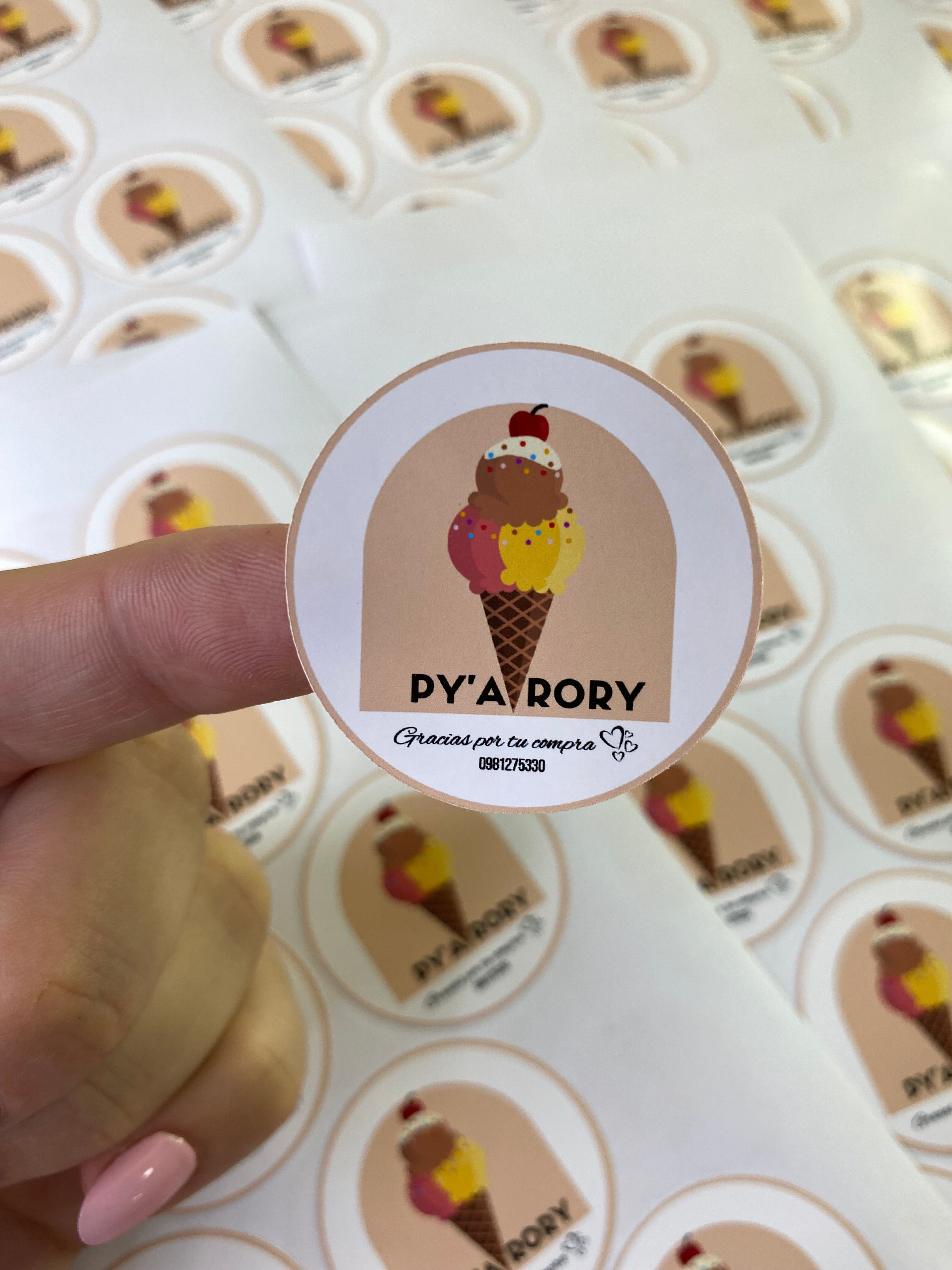 Stickers troquelados personalizados